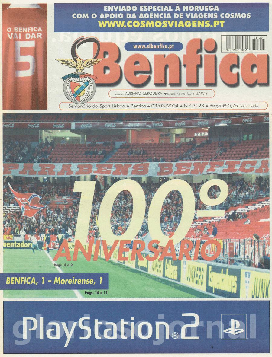 jornal o benfica 3123 2004-03-03